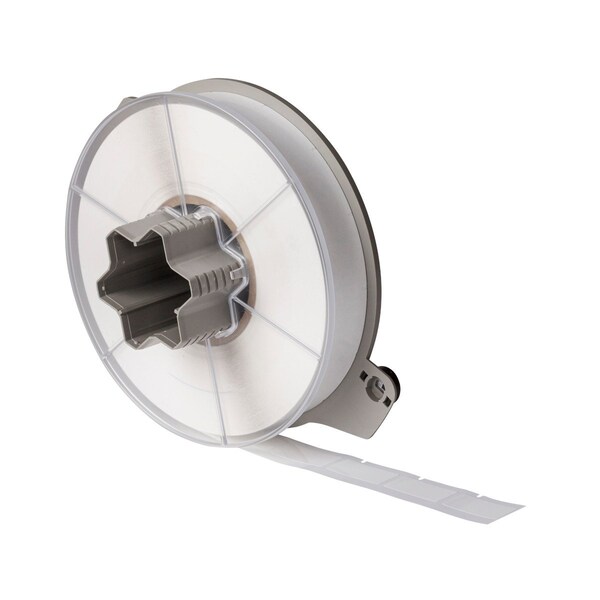 Brady A5500 Polyester Wire and Cable Flag Labels 1.5 in H x 0.75 in W White 3600/RL - A55-14-483