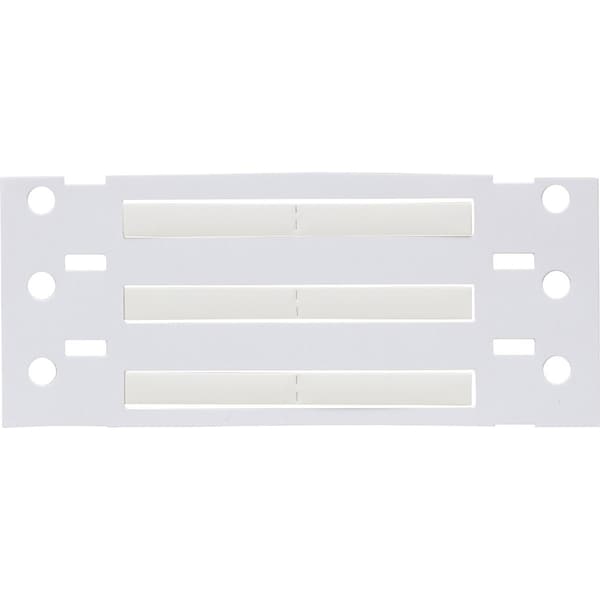 Brady PermaSleeve HX Heat Shrink Double Sided Wire Marking Sleeves, 0.094 in. Dia x 1.15 in. W, White - 2HX-094-2.3-WT-2
