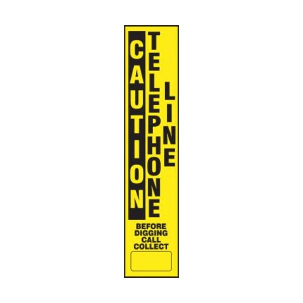 Accuform UTILITY LINEMARKING LABEL  FMK841GND - FMK841GND