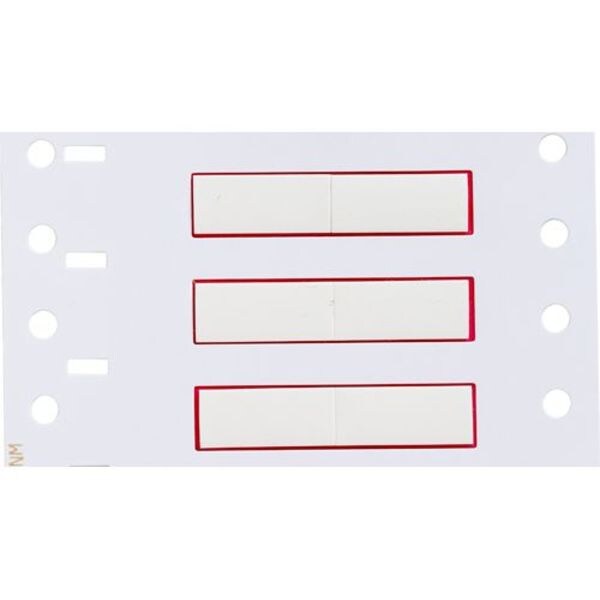 Brady 3/4" x 21/64", Wire Marker, Wire Sleeve, Write On Legend, White - HX-187-150-WT-J-2