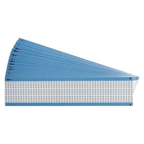 Brady Wire Markers, Legend 13, Black/White, PK25, TMM-13-PK - TMM-13-PK