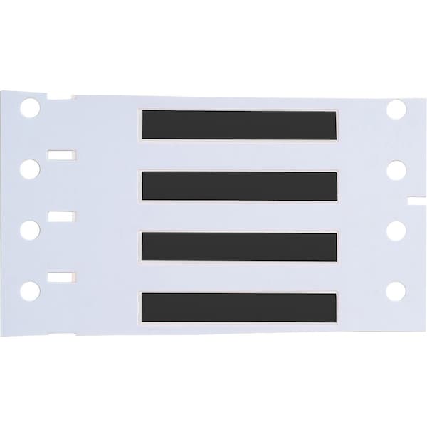 Brady Write On Black Wire Marker Sleeves, PermaSleeve(R) Polyolefin, HX-125-150-BK - HX-125-150-BK
