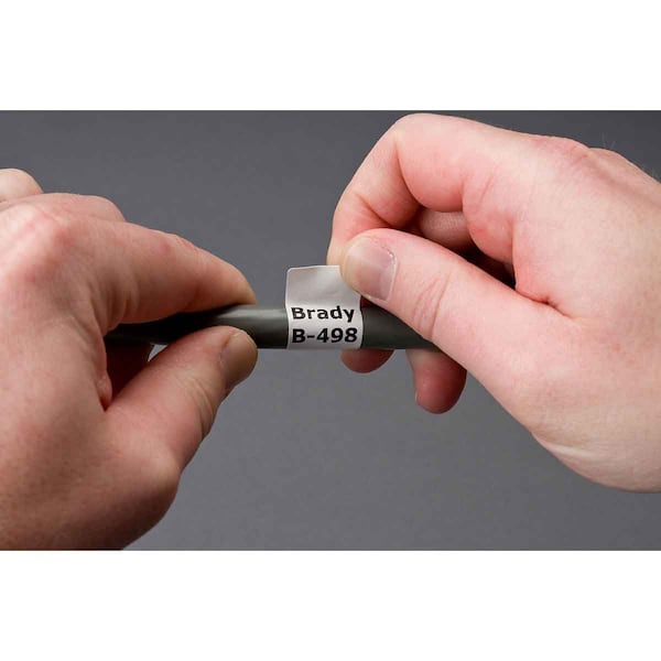 Brady Tedlar Polyvinylflouride Permanent Wire Marking Lbls 0.5in H x 1in W WT 5000/RL - B33-5-437