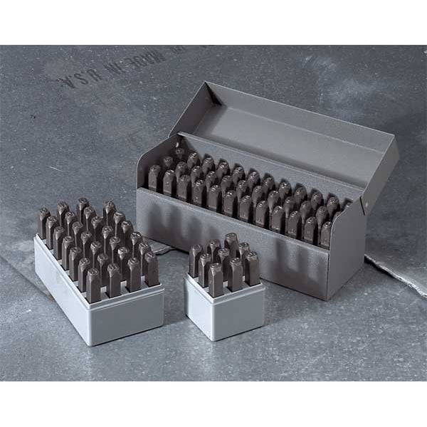 C.H. Hanson Number Set, 1/4 In. H, Steel - 20581