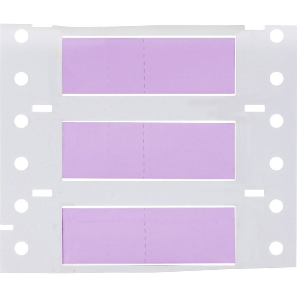 Brady Write On Violet Wire Marker Sleeves, PermaSleeve(R) Polyolefin, PS-375-2-VT-S-2 - PS-375-2-VT-S-2