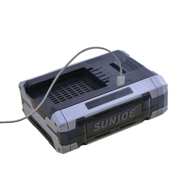 Snow Joe Lithium-iON Battery|100V| 2.5Ah USB Port for Smart Phone Charging - ION100V-2.5AMP