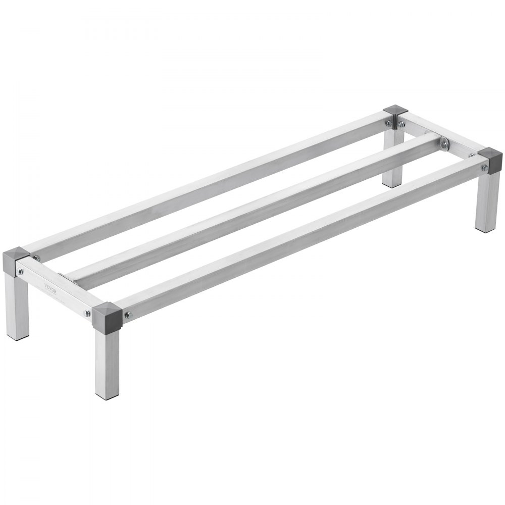 Newly Upgraded！VEVOR Aluminum Dunnage Rack Stationary Dunnage Rack 48” x 14” x 8” Storage Rack - LHJZWJZZK48X2FOQYV0