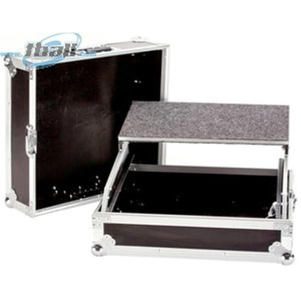 Garner Products 19 in. DeeJay LED 10 RU DJ Mixer Case with Laptop Shelf - TBH19MIXLT