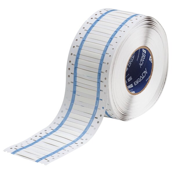 Brady BSP45 Series PermaSleeve Heat Shrink Polyolefin Wire Marking Sleeves, 0.187 in. Dia x 2 in. W, White - SA-3PS-187-2-WT