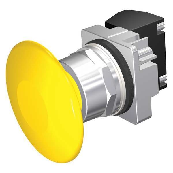 Botón pulsador Siemens no iluminado, 30 mm, 1NA, amarillo - 52PM9V4K