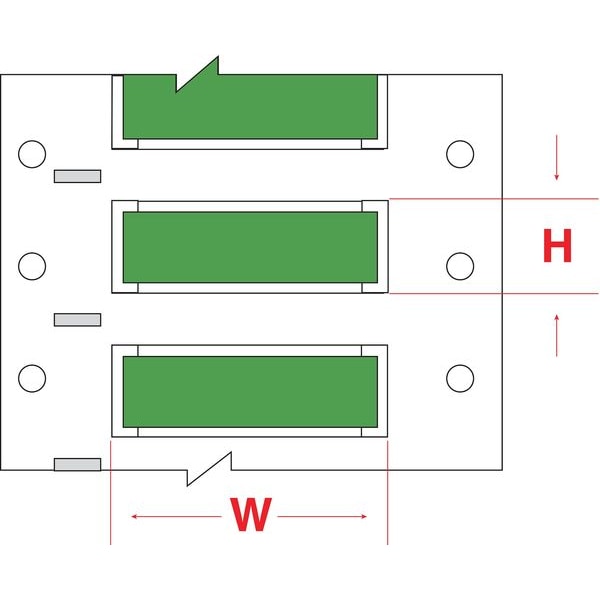 Brady Write On Green Wire Marker Sleeves, PermaSleeve(R) Polyolefin, PS-250-150-GR - PS-250-150-GR