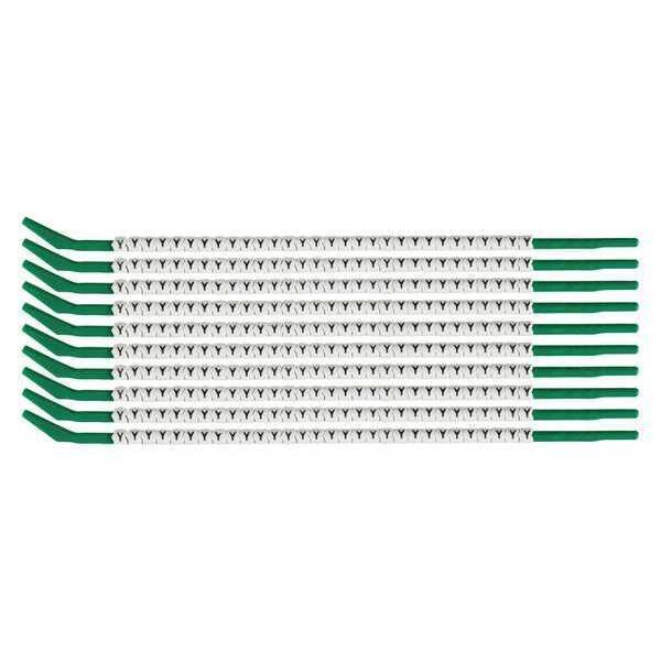 Brady Clip Sleeve Wire Mrkrs, Y, Blk/Wht, PK10, SCN09-Y - SCN09-Y