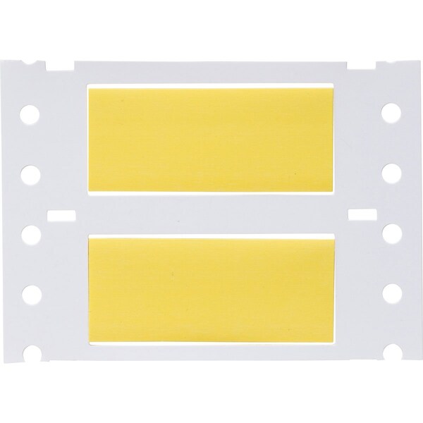 Brady 2" x 27/32" Yellow Wire Marking Sleeves, 3FR-500-2-YL - 3FR-500-2-YL