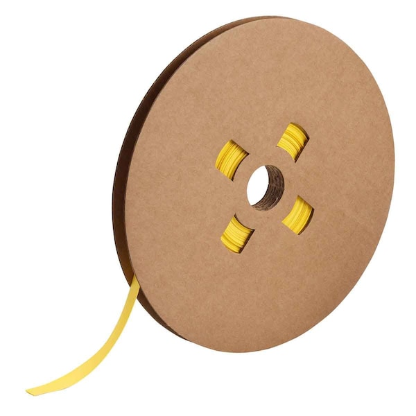 Brady PermaSleeve Low Smoke Zero Halogen Wire Marking Sleeves, Yellow, 2 in. Dia x 100' L - LSZH-C-2000-YL-J