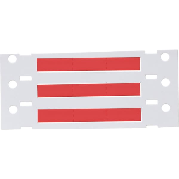 Brady PermaSleeve HX Heat Shrink Double Sided Wire Marking Sleeves, Red, 0.125 in. Dia x 0.67 in. W - 2HX-125-2-RD-3