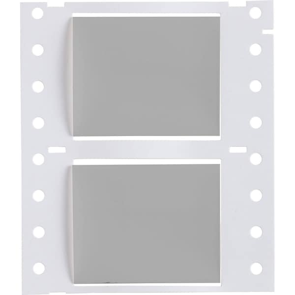 Brady PermaSleeve HX Heat Shrink Double Sided Wire Marking Sleeves, Gray, 1 in. Dia x 2 in. W - 2HX-1000-2-GY