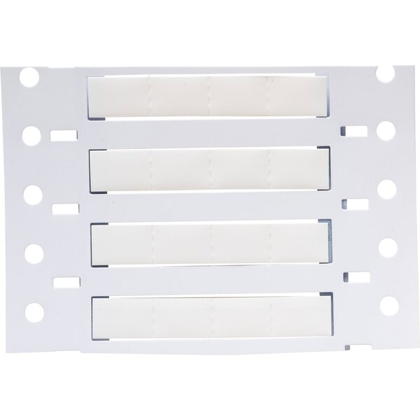 Brady PermaSleeve Polyolefin Wire Marking Sleeves, 0.187 in. Dia x 1 in. W, Roll of 10000 - PS-187-2-WT-4-PERF