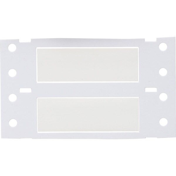 Brady PermaSleeve HX Heat Shrink Double Sided Wire Marking Sleeves, 0.375 in. Dia x 2.3 in. W, White - 2HX-375-2.3-WT