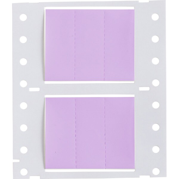 Brady PermaSleeve HX Heat Shrink Double Sided Wire Marking Sleeves, Violet, 1 in. Dia x 0.67 in. W - 2HX-1000-2-VT-3