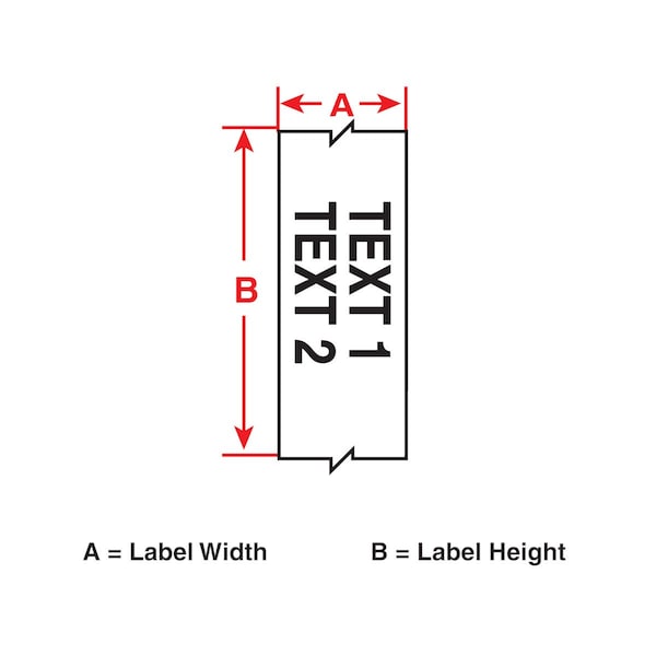 Brady BradyPrinter Series Low Smoke Zero Halogen PermaSleeve Wire Marking Sleeves, 1.5 in. x 50' L, White - LSZH-C-1500-WT