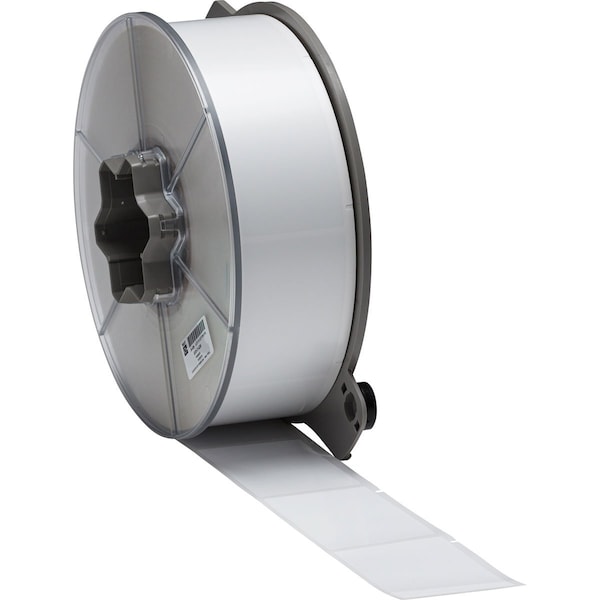 Brady A5500 Polypropylene Wire and Cable Flag Labels 3 in H x 2 in W White 1700/RL - A55-7-425