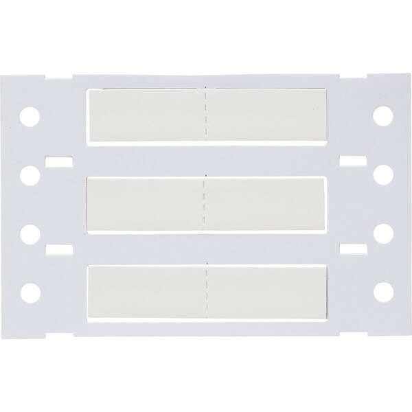 Brady PermaSleeve HX Heat Shrink Double Sided Wire Marking Sleeves, 0.25 in. Dia x 1.15 in. W, White - 2HX-250-2.3-WT-2
