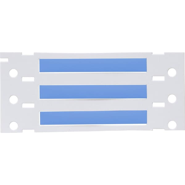 Brady PermaSleeve HX Heat Shrink Double Sided Wire Marking Sleeves, Blue, 0.094 in. Dia x 2 in. W - 2HX-094-2-BL