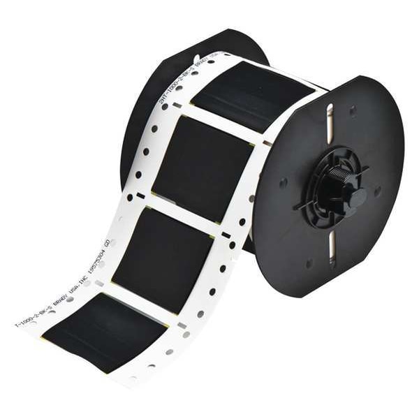 Brady 2" x 1-21/32" Black Wire Marking Sleeves, B33D-1000-2-345BK - B33D-1000-2-345BK