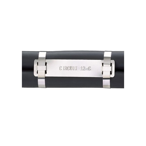 Panduit Mrkr Plt, 316 SS, 3.5" x .75" x .010" (89m, MMP350H-M316, PK 1000 - MMP350H-M316