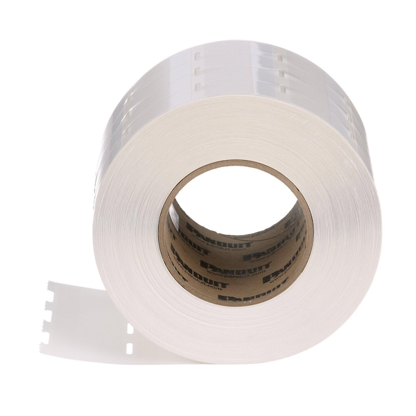 Panduit ThermTrans, Self-Lam Label, Tedlar, .75" W x, S075X125TAT-A, PK 5000 - S075X125TAT-A