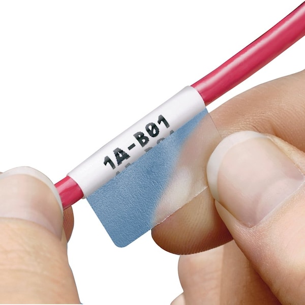 Panduit ThermTrans, Self-Lam Label, Tedlar, .75" W x, S075X125TAT-A, PK 5000 - S075X125TAT-A