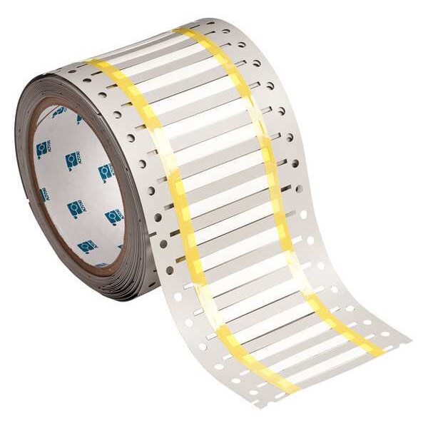 Brady Write On White Wire Marker Sleeves, PermaSleeve(R) Polyvinylidene Fluoride, 2HT-125-2-WT-S - 2HT-125-2-WT-S