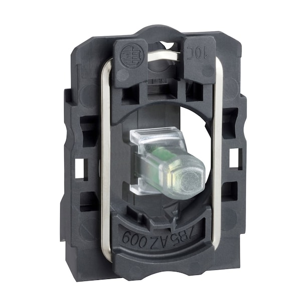 Ensamblaje completo de bloque de luz para cuerpo, Harmony XB5, XB4, con collar de fijación de cuerpo, LED universal, 12V AC - ZB5AVJ1