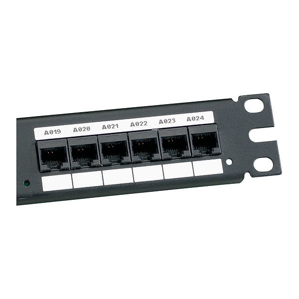 Panduit Networklabel, Adh, 3.79" x .3"h, Wh, PK1000 - C379X030FJJ