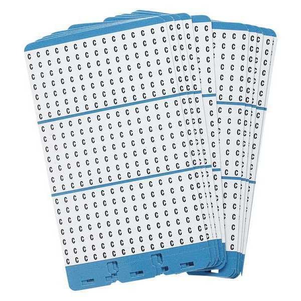 Brady Porta-Pack Wire Markers, C, Blk/Wht, PK10 - PWM-C