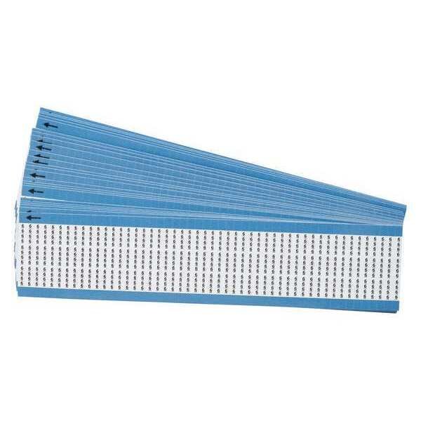 Brady Wire Markers, Legend 6, Black/White, PK25, TMM-6-PK - TMM-6-PK