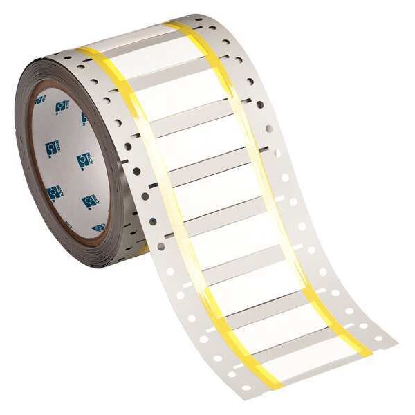 Brady Write On White Wire Marker Sleeves, PermaSleeve(R) Polyvinylidene Fluoride, 2HT-375-2-WT-S - 2HT-375-2-WT-S