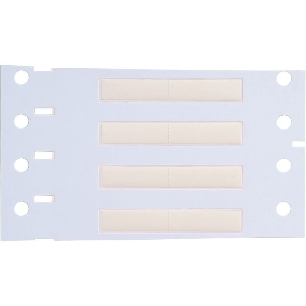 Brady PermaSleeve Low Smoke Zero Halogen Wire Marking Sleeves, 0.125 in. Dia x 0.75 in. W - LSZH-125-150-WT-S2