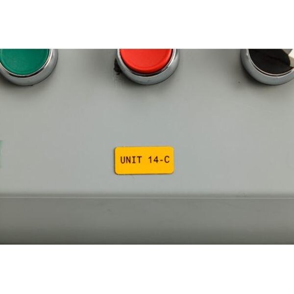 Brady Yellow Polyester Wire Marker, THTEP171-593-.25YL - THTEP171-593-.25YL
