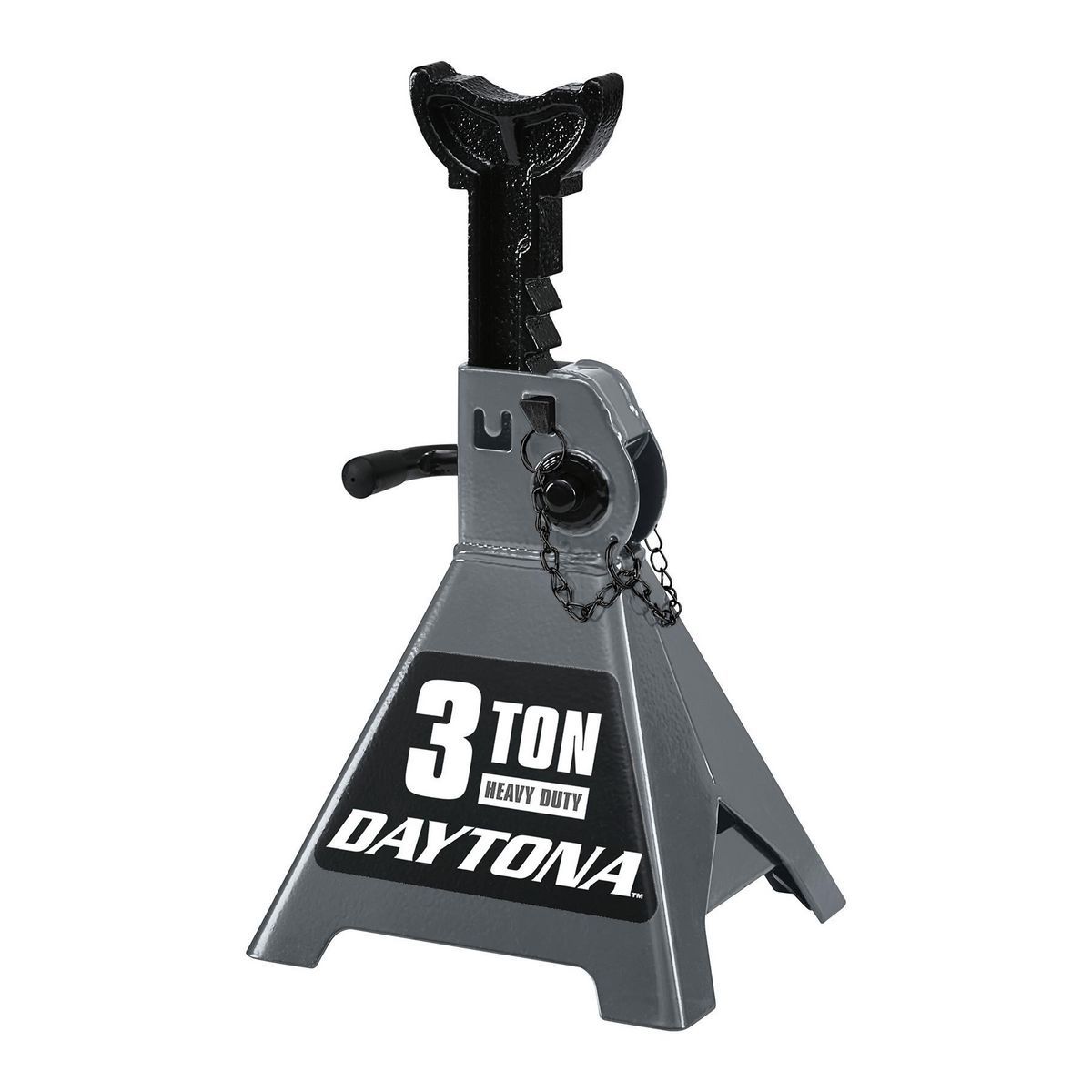 Soportes de gato de trinquete de servicio pesado de 3 toneladas Daytona, gris pizarra - 70593