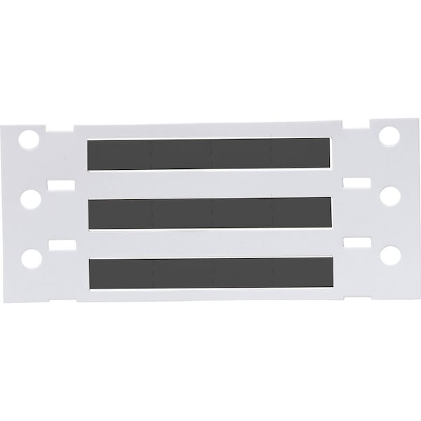 Brady Write On Black Wire Marker Sleeves, PermaSleeve(R) Polyolefin, HX-125-2-BK-4 - HX-125-2-BK-4