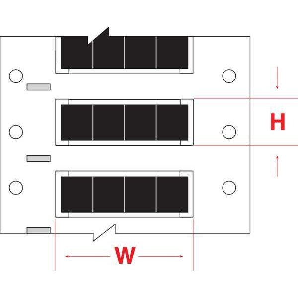 Brady Write On Black Wire Marker Sleeves, PermaSleeve(R) Polyolefin, HX-125-2-BK-4 - HX-125-2-BK-4
