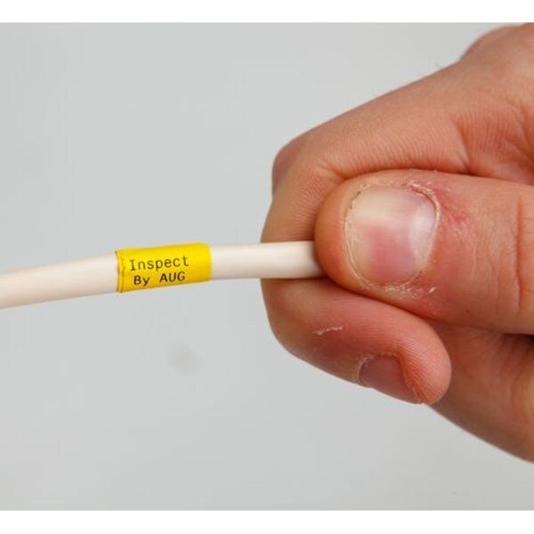 Brady Yellow Wire Wrap, Wire Marker Tape, THT-5-472-10-YL - THT-5-472-10-YL