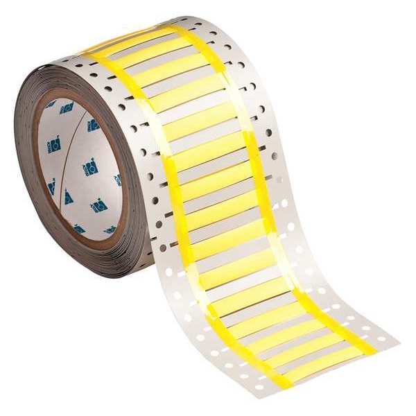 Brady Write On Yellow Wire Marker Sleeves, PermaSleeve(R) Polyvinylidene Fluoride, 2HT-187-2-YL-S - 2HT-187-2-YL-S