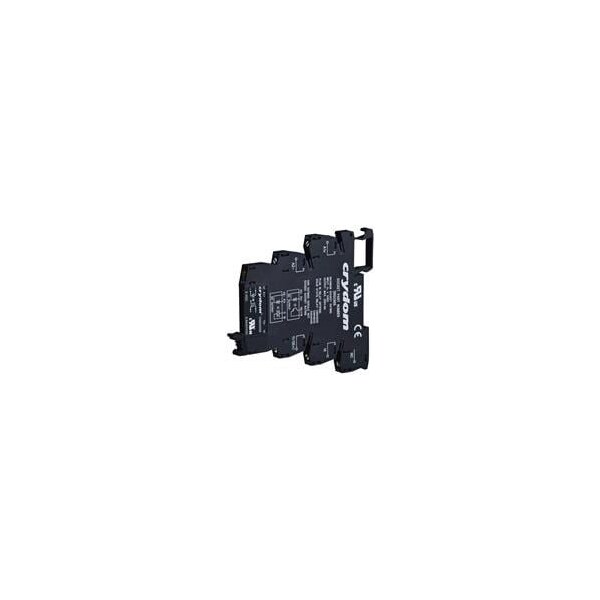 Ensamblaje de releé SSR Crydom Montaje en riel Din 6mm 240Vac/2A - DRA-CN240A24
