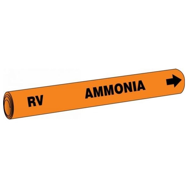 Accuform IIAR CLINGTITE AMMONIA PIPE MARKER RAT219H - RAT219H