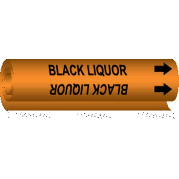 Brady Pipe Marker, Black Liquor, 5798-I - 5798-I