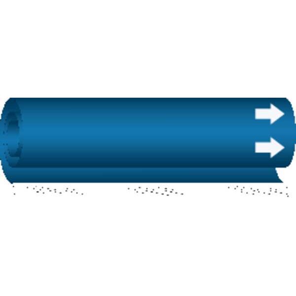 Brady Pipe Marker, (Blank), Blue, 1/2 to 1-3/8 In - 5600-O