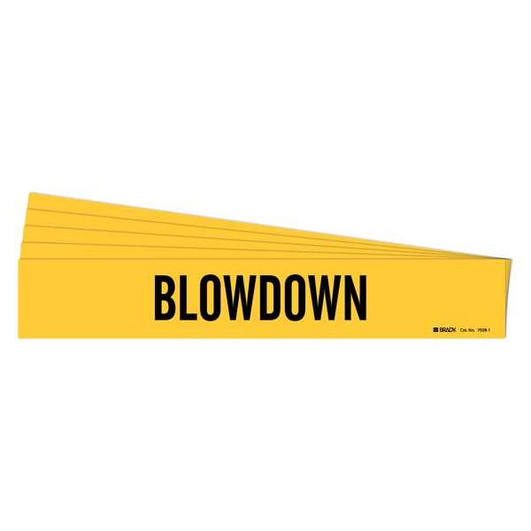 Brady Pipe Marker, PK5, 7028-1-PK - 7028-1-PK