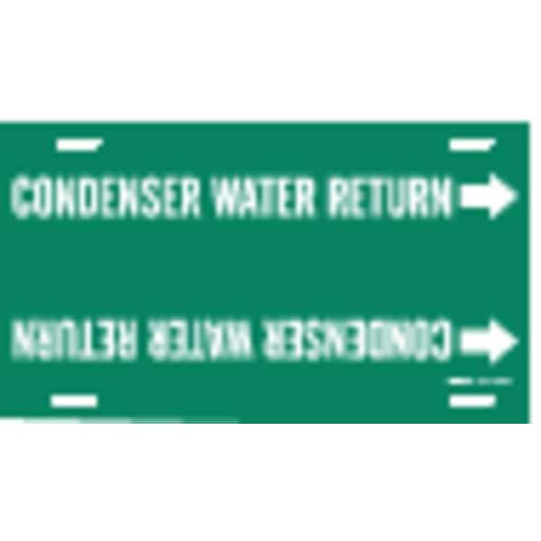 Brady Pipe Mkr, Condenser Water Return, 6to7-7/8 - 4040-F